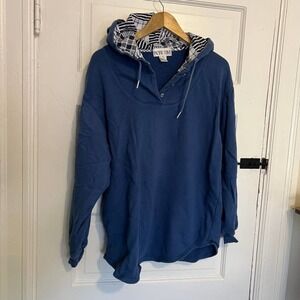 Pacific Cove Blue Hooded Sweatshirt M